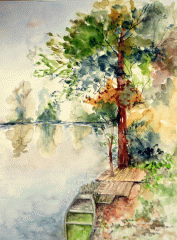 Landschaft am See 2